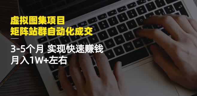 虚拟图集项目：矩阵站群自动化成交，3-5个月实现快速赚钱月入1W+左右￼-大白鱼网创