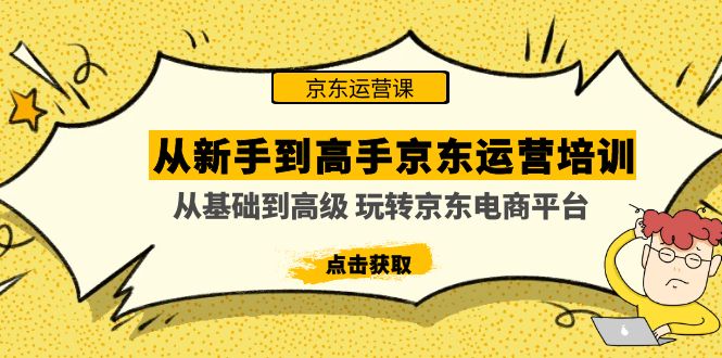 从新手到高手京东运营培训：从基础到高级 玩转京东电商平台(无中创水印) -大白鱼网创