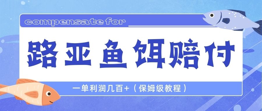 最新路亚鱼饵打假赔付玩法，一单利润几百+（保姆级教程）-大白鱼网创