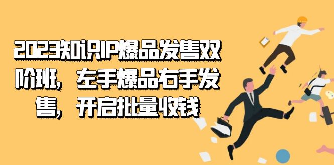 2023知识IP-爆品发售双 阶班，左手爆品右手发售，开启批量收钱-大白鱼网创