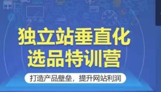 独立站垂直化选品特训营，打造产品壁垒，提升网站利润-大白鱼网创