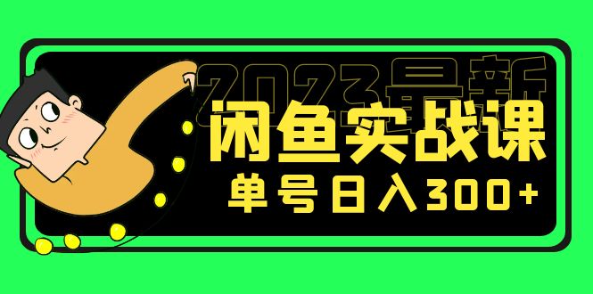 花599买的闲鱼项目：2023最新闲鱼实战课，单号日入300+（7节课）-大白鱼网创