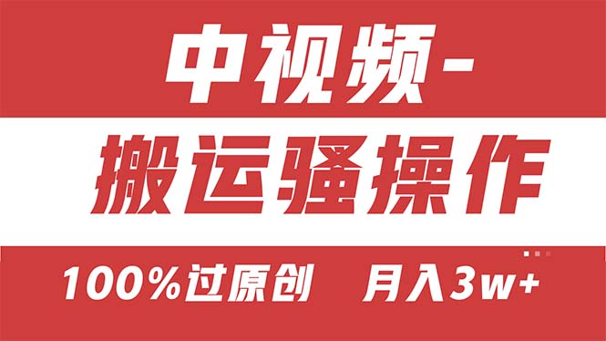 【中视频新思路】双重去重100%过原创，无脑搬运一键多渠道发布，一人可操作-大白鱼网创